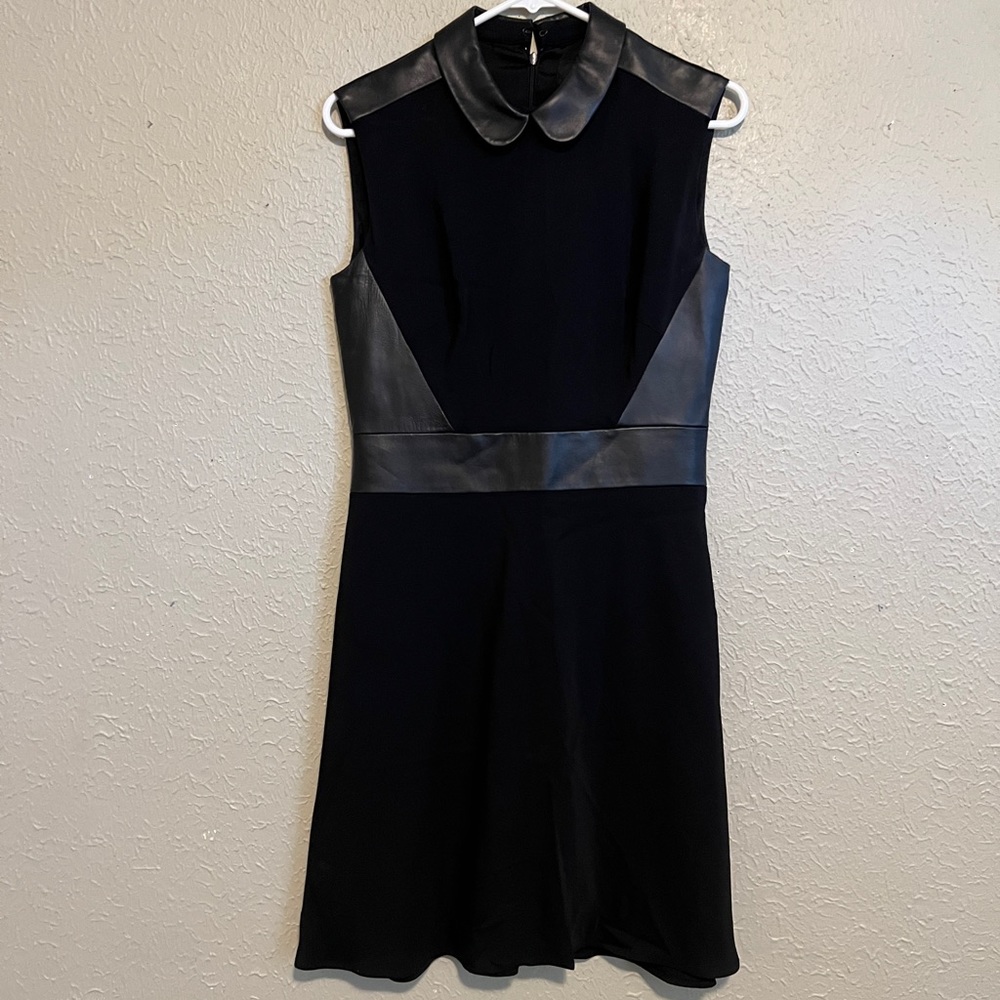 The Kooples Leather Accent Dress